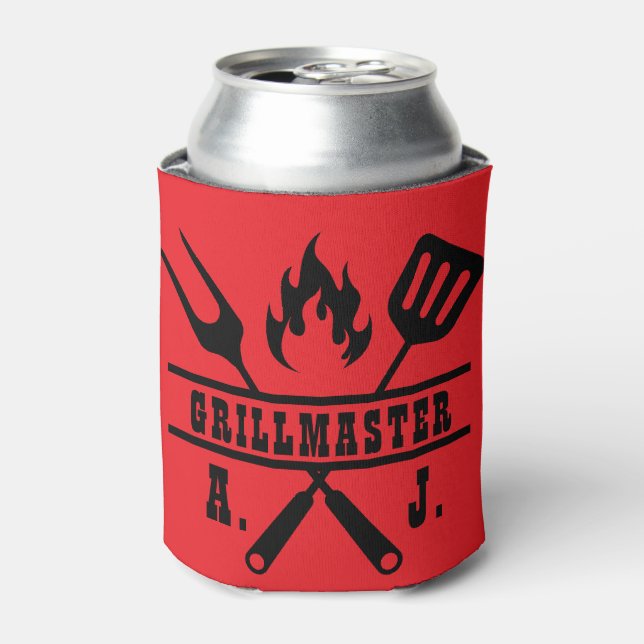 Porta-lata Utensílio Vermelho Grillmaster (Can Front)