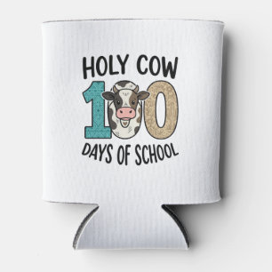 Porta-lata Vaca Sagrada 100 Dias de Escola Camisa de Vaca Vin