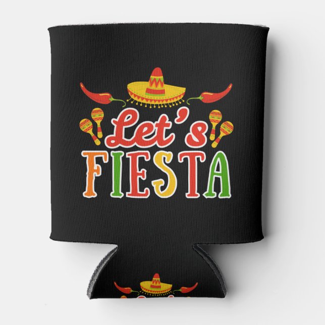 Porta-lata Vamos Festejar Cinco de Maio (Frente)