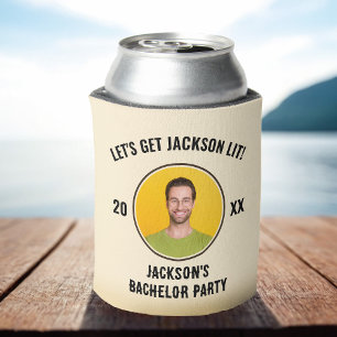 Porta-lata Vamos Ficar Bêbados - Caneca de Cerveja para Festa
