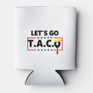 Porta-lata Vamos Lá TACO Trump Dia 4 De Julho Amantes De Tac