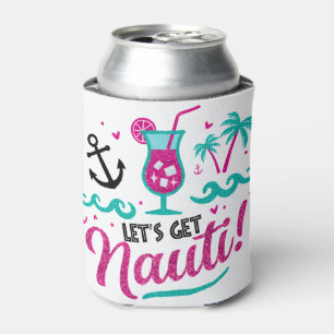 Porta-lata Vamos nos divertir! Caneca térmica para despedida 