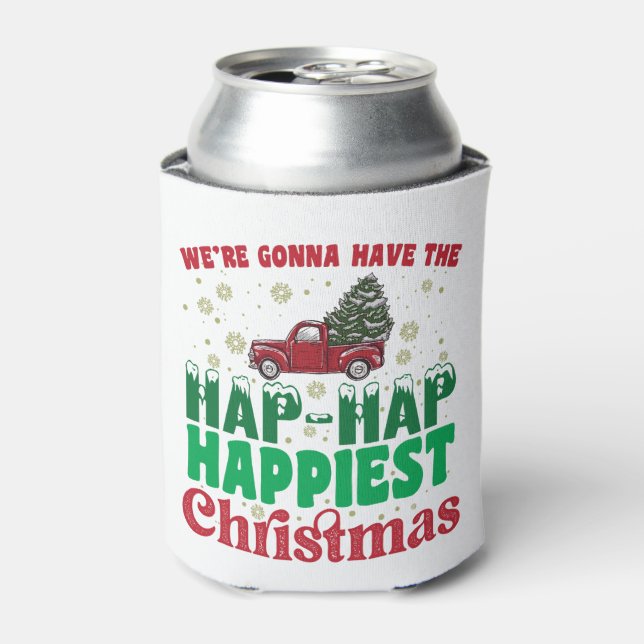 Porta-lata Vamos Ter O Feliz Natal Mais Feliz (Can Front)