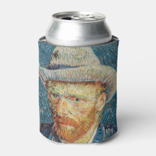 Porta-lata Van Gogh - Autorretrato com um chapéu de feltro d