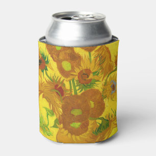 Porta-lata Van Gogh Quinze Girassóis Em Uma Arte De Vaso
