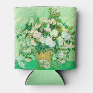 Porta-lata Van Gogh White Roses