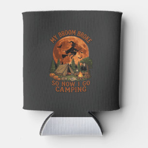 Porta-lata Vassoura Quebrou Halloween Bruxa Camping Tenda Fog