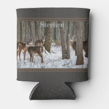 Veado e Pineges de inverno