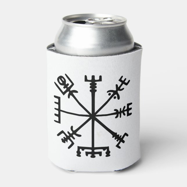 Porta-lata Vegvísir (Viking Compass) (Can Front)
