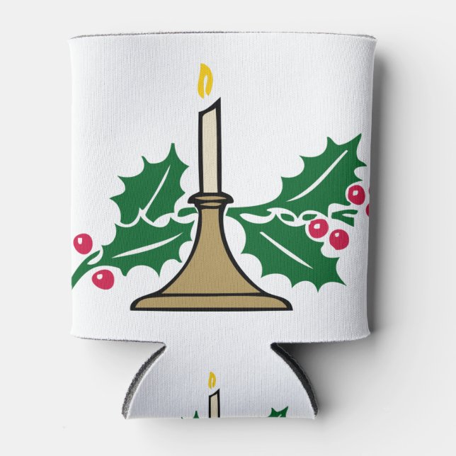 Porta-lata Vela de Natal (Frente)