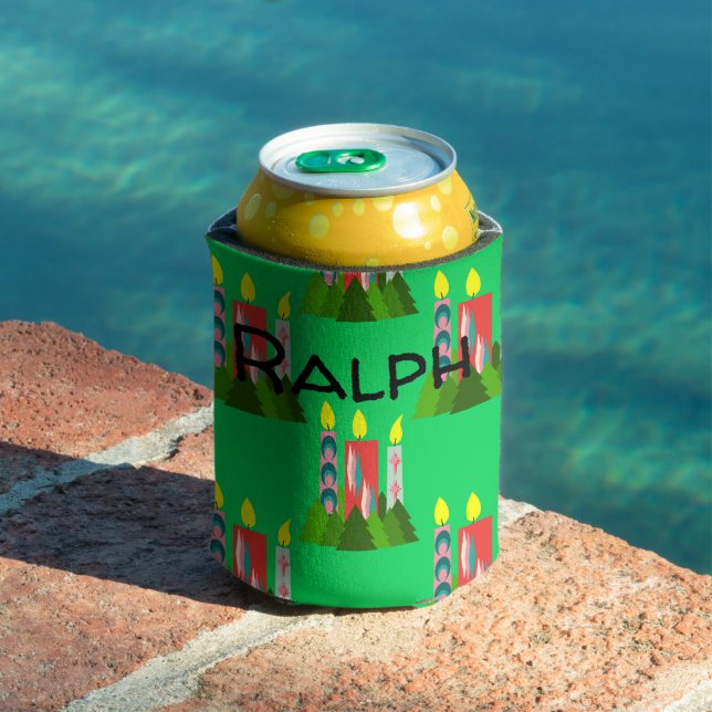 Porta-lata Velas de Natal (Piscina in situ)