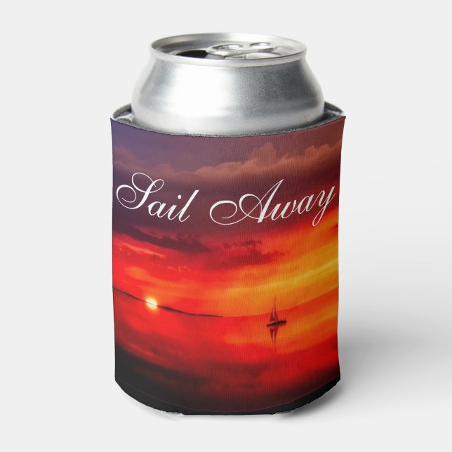 Porta-lata Velejar até o pôr do sol (Can Front)