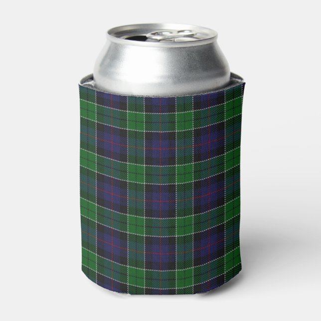Porta-lata Velho Scotsman Clan Leslie caçando Tartan (Can Front)