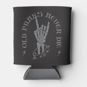 Porta-lata Velhos Punhos Nunca Morrem Rocha Esqueletófica Em 