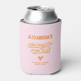 Porta-lata Verão Rosa e Laranja de Solteira