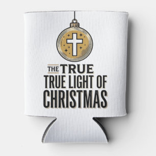 Porta-lata Verdadeira Luz do Natal Enfeite Cristão Vintage