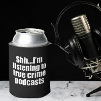 Verdadeiro Crime Podcast Fan Black