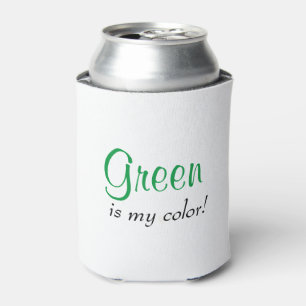 Porta-lata Verde é Minha Cor