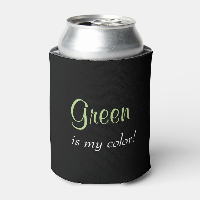Porta-lata Verde Preto (Can Front)