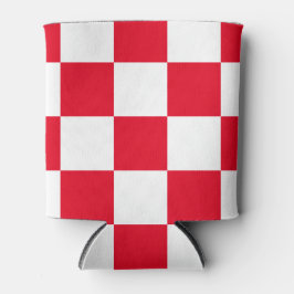 Porta-lata Verificadores Geométricos Croatas Vermelhos Podem 