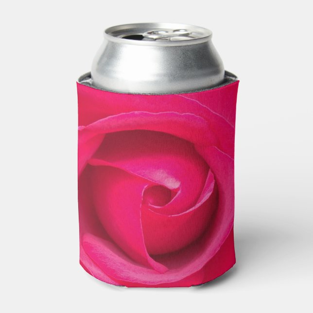 Porta-lata Vermelho Romântico Rosa Pode Resfriador (Can Front)