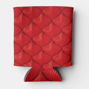 Porta-lata Vermelho Vibrante: Fundo Texturizado