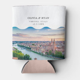 Porta-lata Verona Itália Wedding Favor Custom