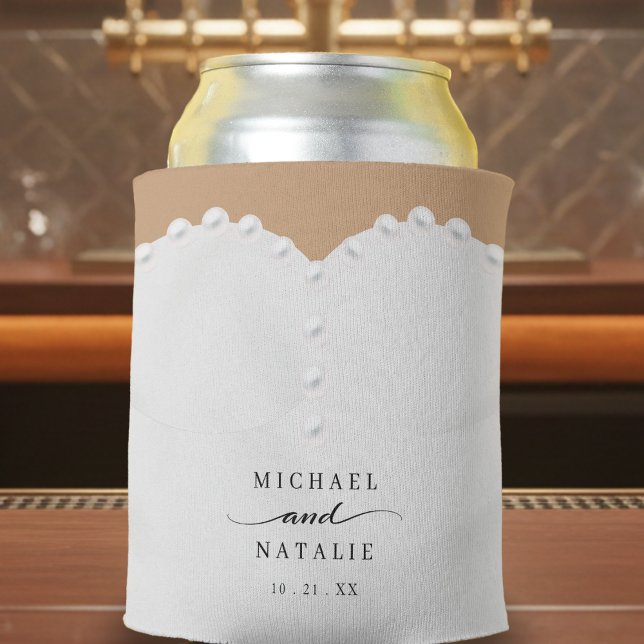 Porta-lata Vestido de Noiva (Criador carregado)