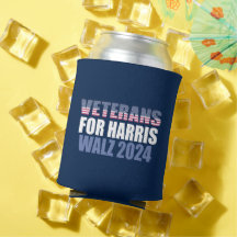 Veteranos para Harris Walz 2024 Eleição Azul
