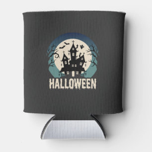 Porta-lata Vetor de Luar de Casa Assombrada de Halloween
