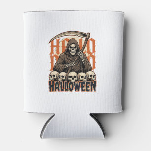 Porta-lata Vetor de Pilha de Caveira do Ceifador de Halloween