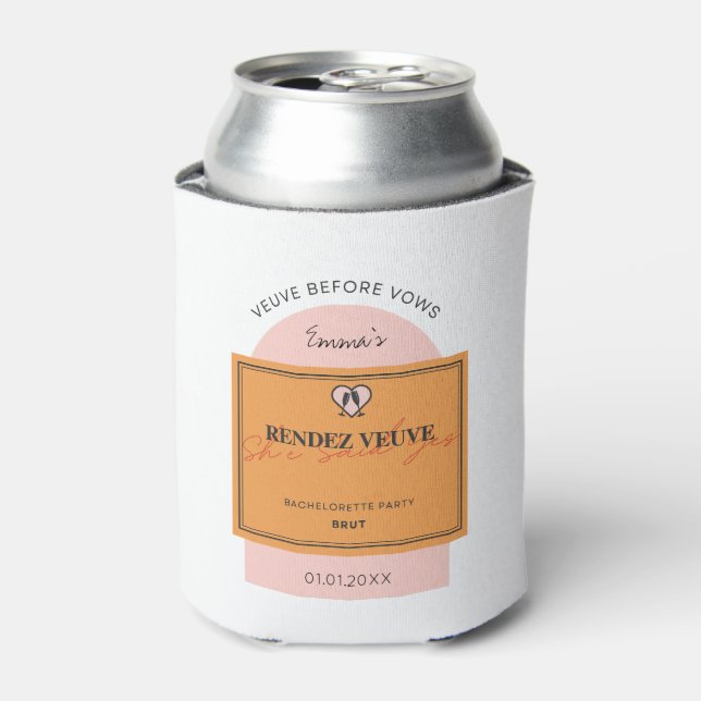 Porta-lata Veuve Antes de Vows Beer Cooler (Can Front)
