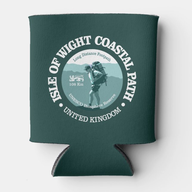 Porta-lata Via Costeira Isle of Wight (T) (Frente)