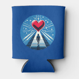 Porta-lata Viagem ao Coração - Design de Arte Emocional de Pi