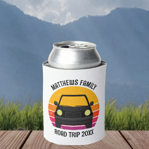 Porta-lata Viagem de Carro na Pausa da Primavera Pôr do Sol P