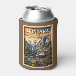 Porta-lata Viagem de Carro por Montana Parque Nacional Glacie