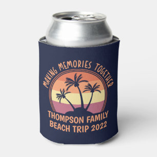 Porta-lata Viagem de Verão de Reunião da Família Personalizad