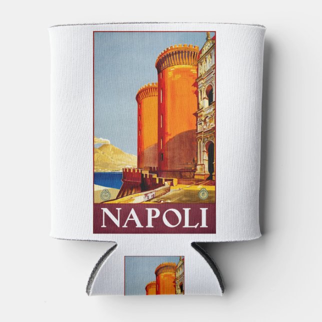 Porta-lata Viagens vintage Napoli (Frente)