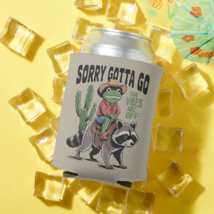 Porta-lata Vibrações Estão Fora Desculpe Preciso Ir Sapo Vint