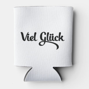 Porta-lata Viel Glück   Língua alemã com boa sorte
