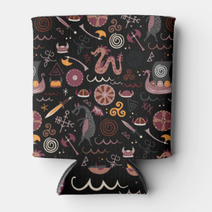 Porta-lata Viking: Perfeito, Design gráfico.