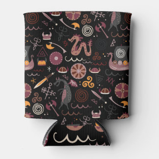 Porta-lata Viking: Perfeito, Design gráfico.