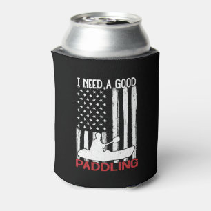 Porta-lata Vintage American Flag Preciso De Um Bom Paddling K