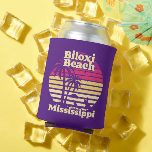 Porta-lata Vintage Biloxi Beach Mississippi