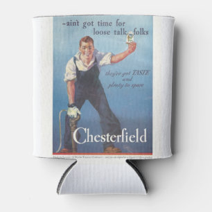 Porta-lata Vintage Chesterfield Cigarettes Anúncio