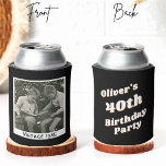 Porta-lata Vintage Custom 30 40th 50th 60th Birthday Crew<br><div class="desc">Vintage Custom 30 40th 50th 60th Birthday Crew Can Cooler</div>