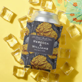 Porta-lata Vintage Custom Carnation Petal Spring Wedding