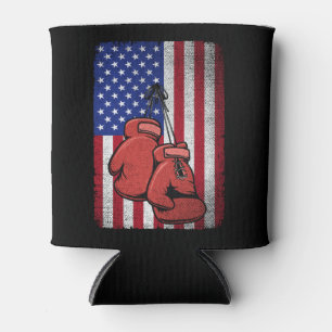 Porta-lata Vintage Estados Unidos Bandeira Americana 4 de jul