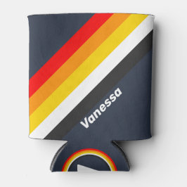 Porta-lata Vintage - Faixa de Portos Náuticos com Nome