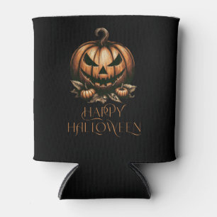 Porta-lata Vintage feliz abóbora do Halloween